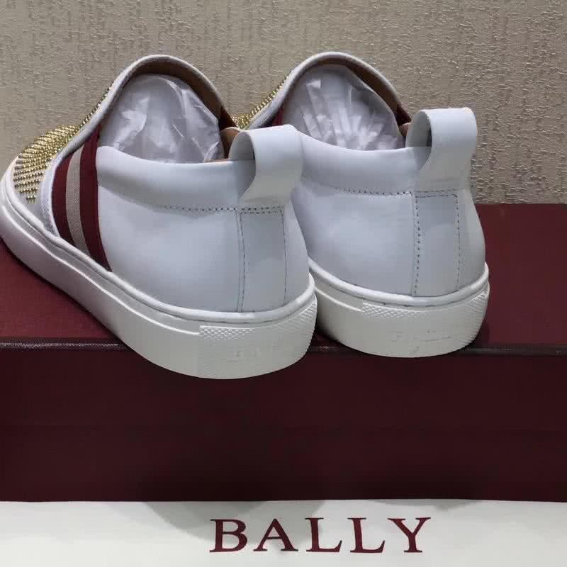 Bally Fashion Business Shoes Cowhide White Men 8
