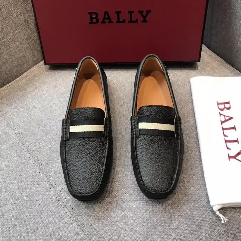Bally Fashion Business Shoes Cowhide Black Men 2