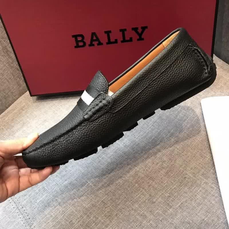 Bally Fashion Business Shoes Cowhide Black Men 7
