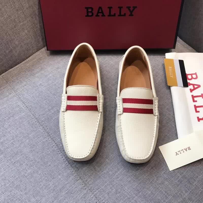 Bally Fashion Business Shoes Cowhide White Men 2
