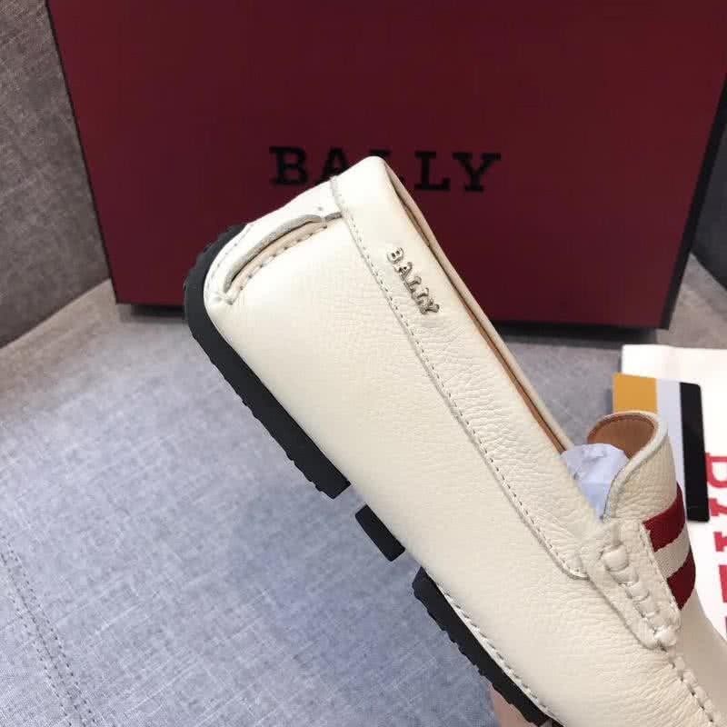 Bally Fashion Business Shoes Cowhide White Men 5