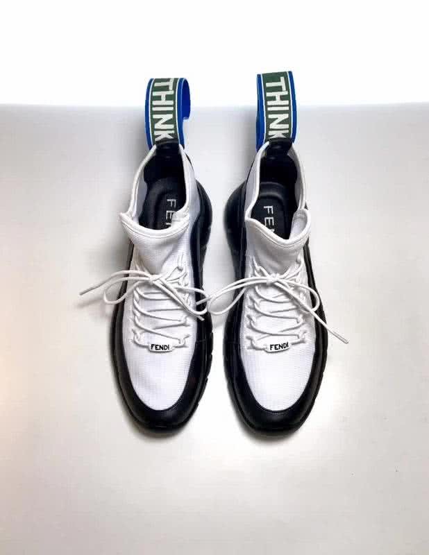 Fendi Sneakers White Black Men 3