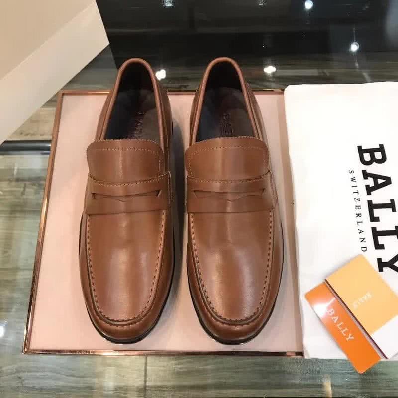 Bally Fashion Business Shoes Cowhide Brown Men 2