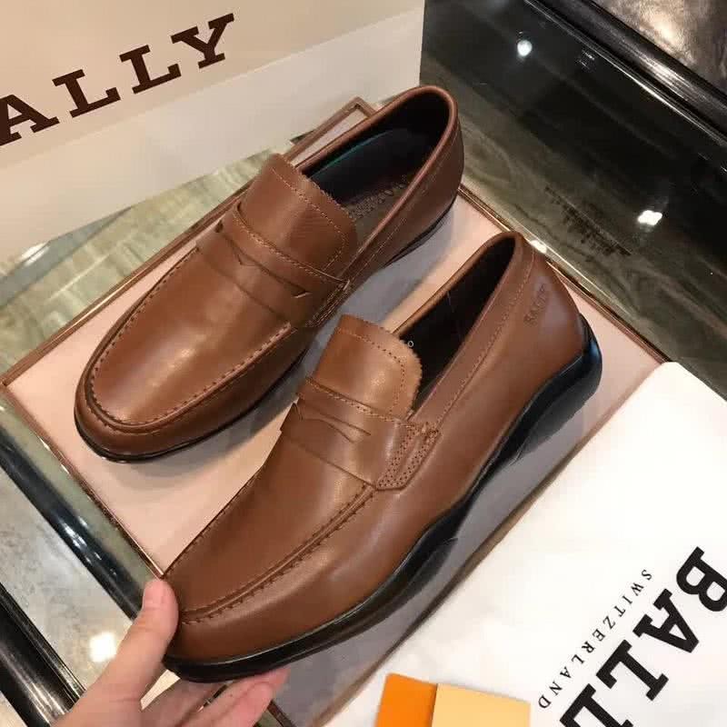 Bally Fashion Business Shoes Cowhide Brown Men 3