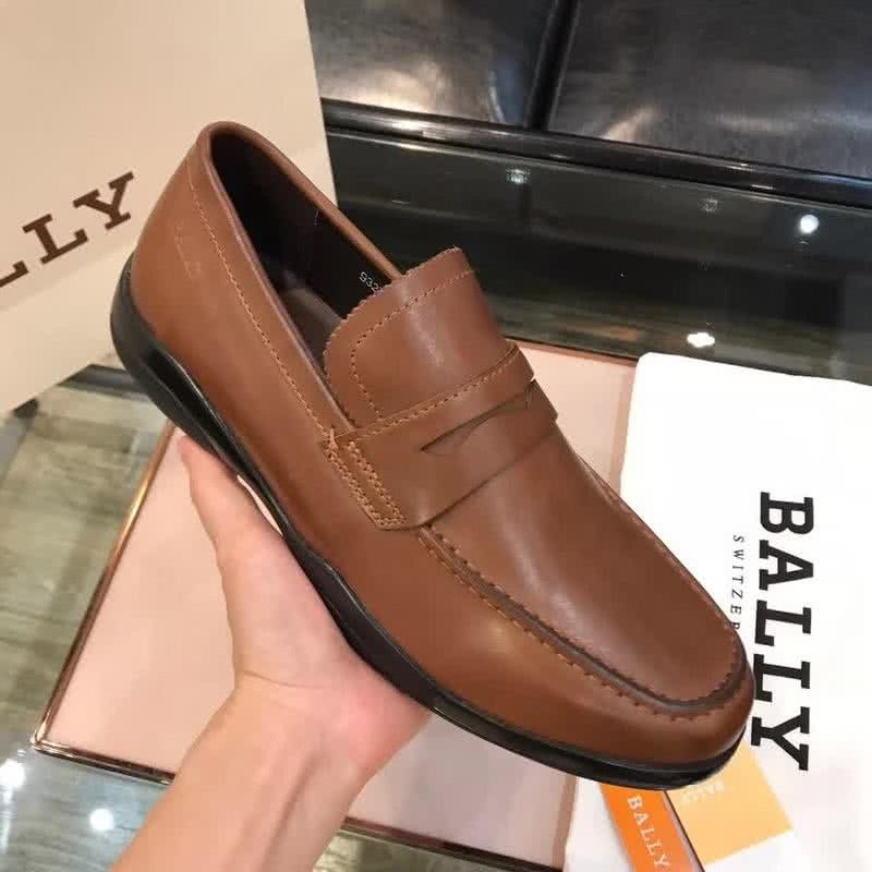 Bally Fashion Business Shoes Cowhide Brown Men 4