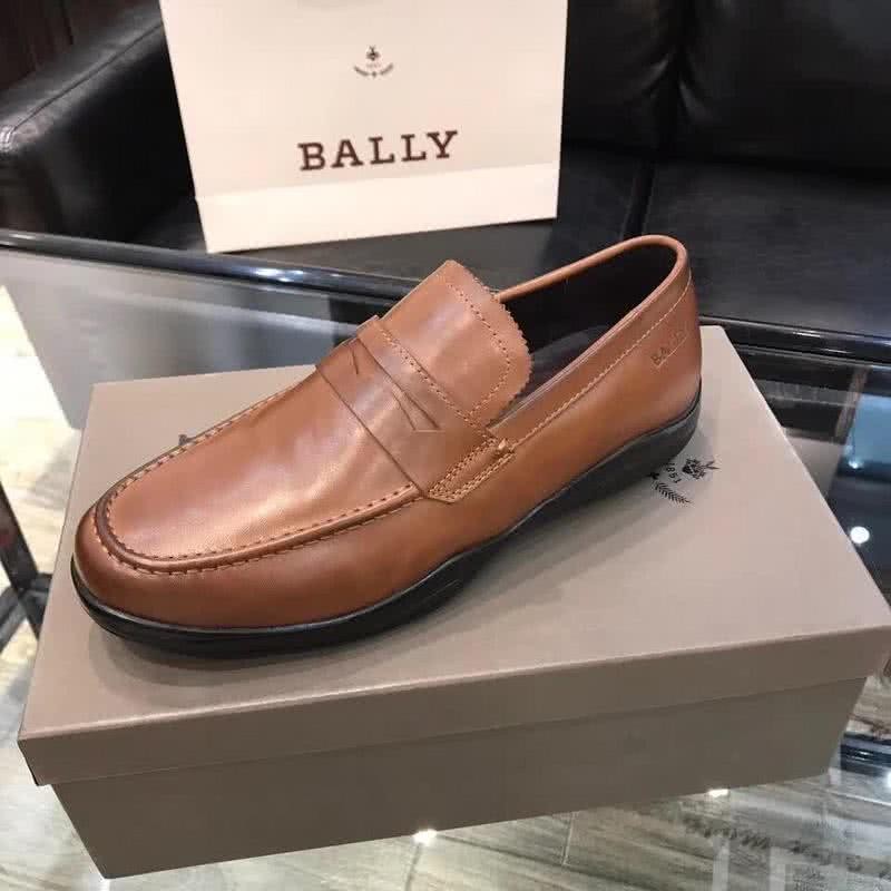 Bally Fashion Business Shoes Cowhide Brown Men 6