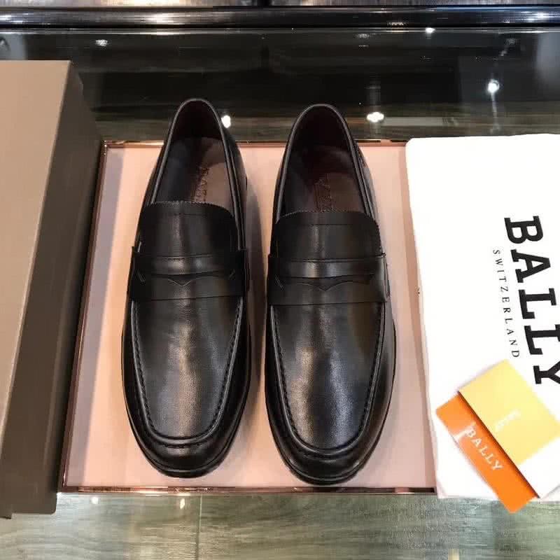 Bally Fashion Business Shoes Cowhide Black Men 2