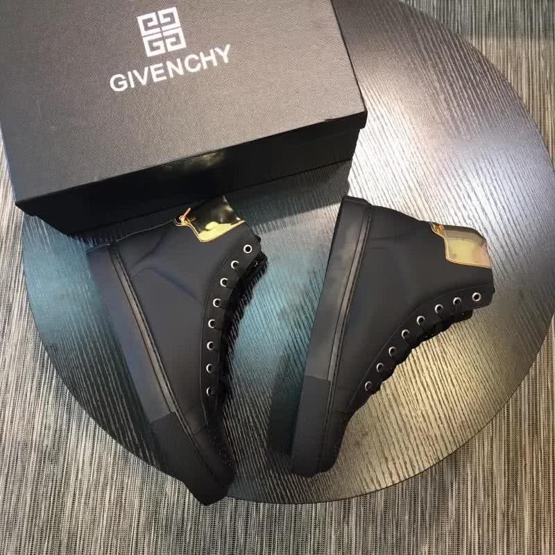 Givenchy Sneakers High Top Black And Golden Men 3