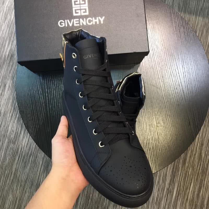Givenchy Sneakers High Top Black And Golden Men 2