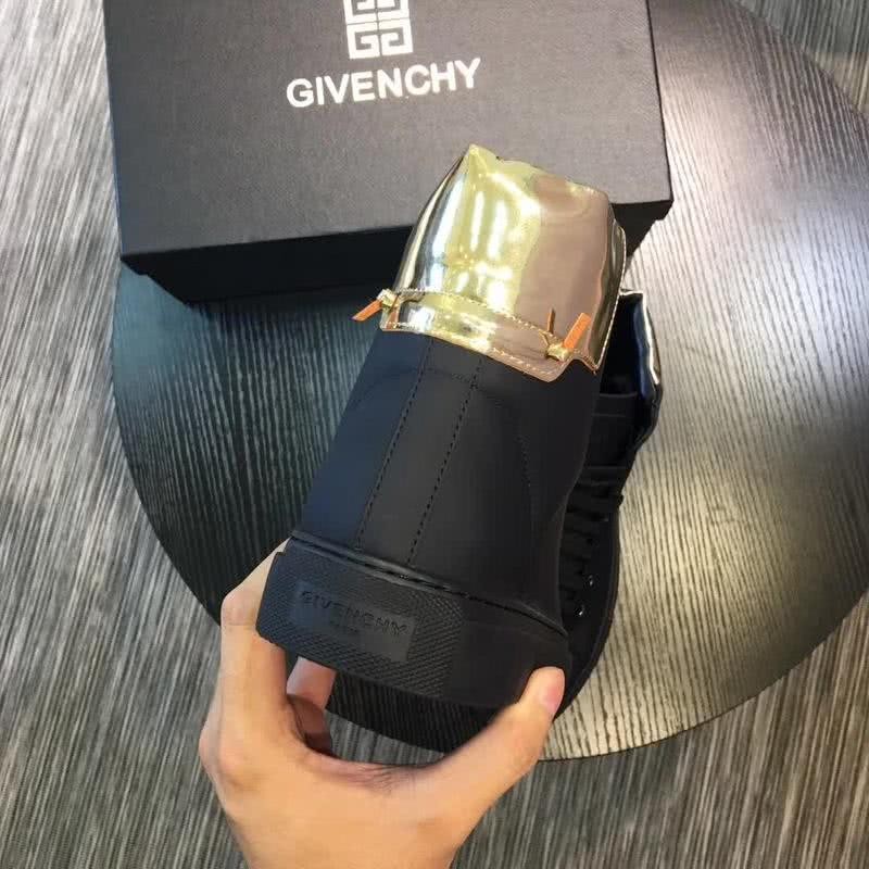 Givenchy Sneakers High Top Black And Golden Men 5