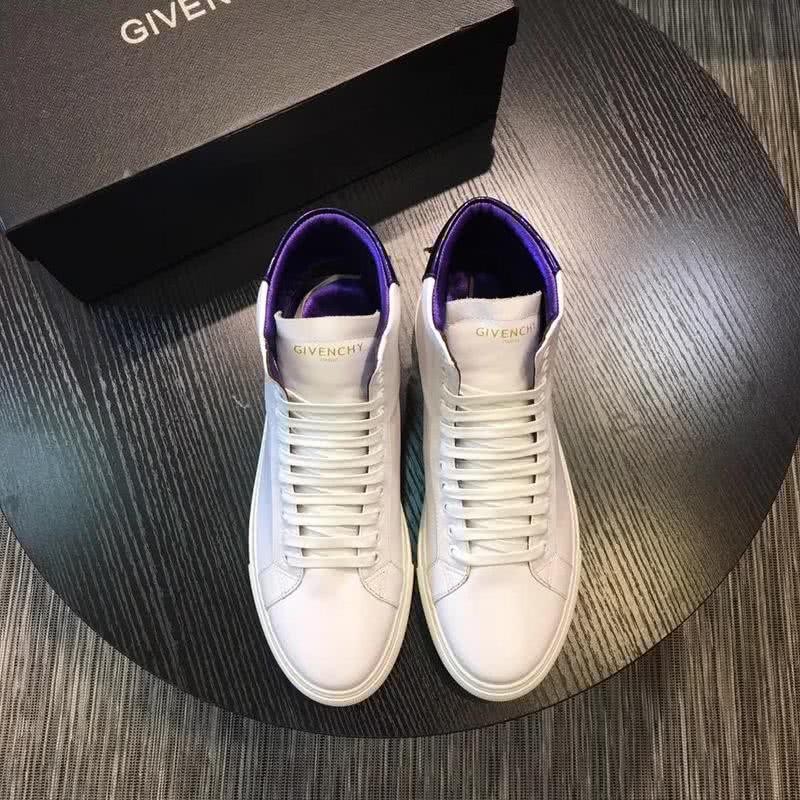 Givenchy Sneakers High Top White And Blue Men 2