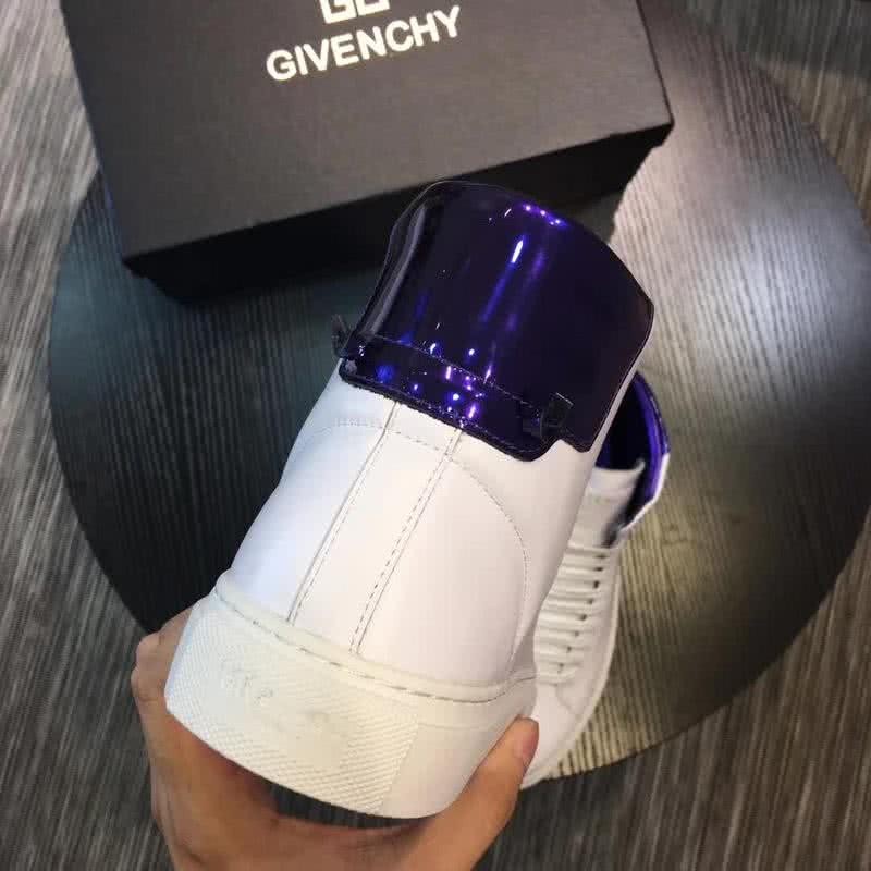 Givenchy Sneakers High Top White And Blue Men 6