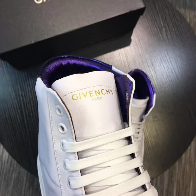 Givenchy Sneakers High Top White And Blue Men 5