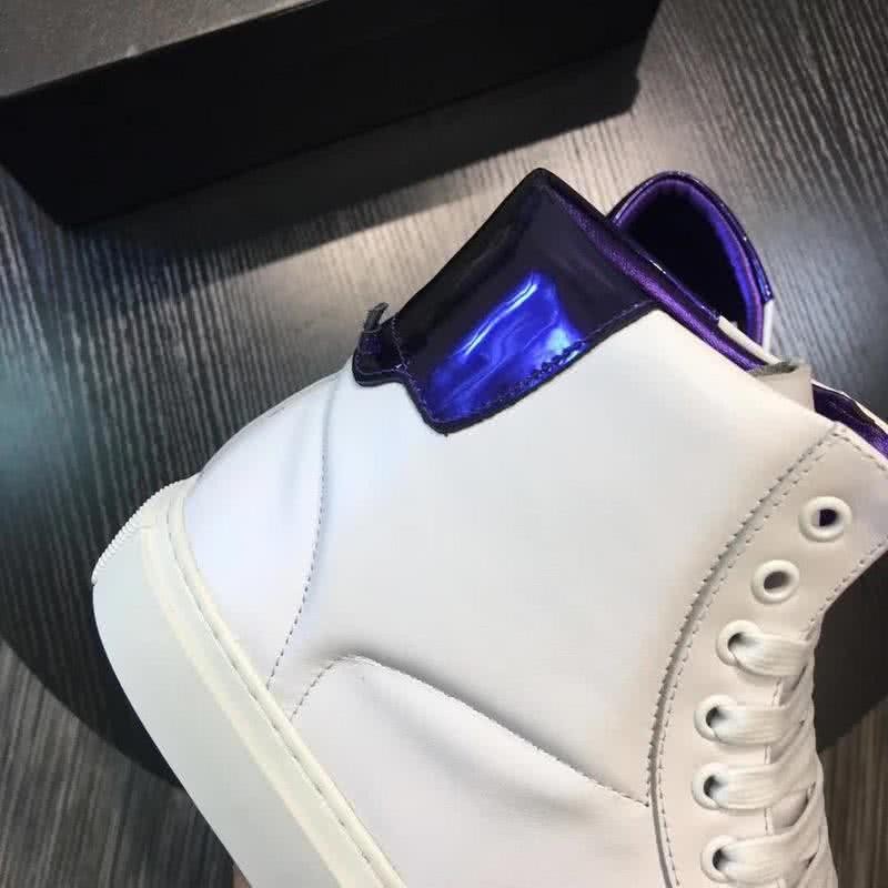 Givenchy Sneakers High Top White And Blue Men 9