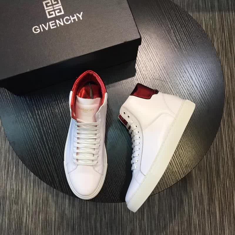 Givenchy Sneakers High Top White And Red Men 1