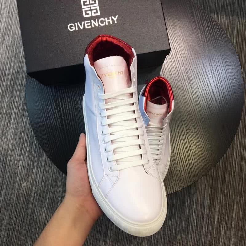 Givenchy Sneakers High Top White And Red Men 3