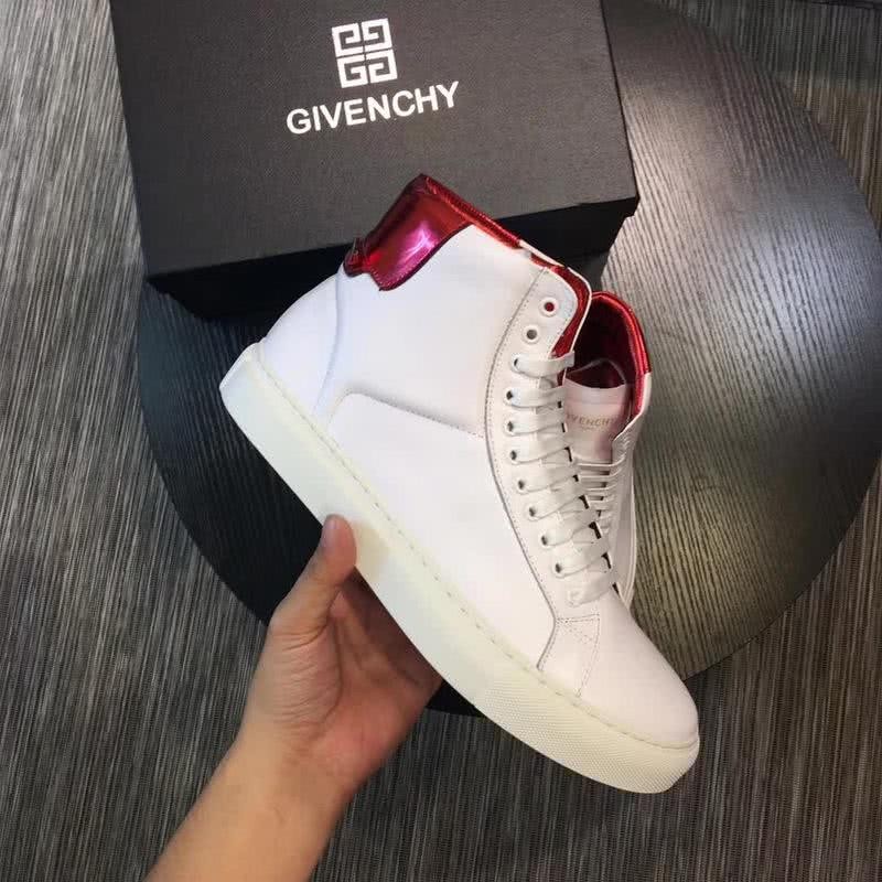 Givenchy Sneakers High Top White And Red Men 4