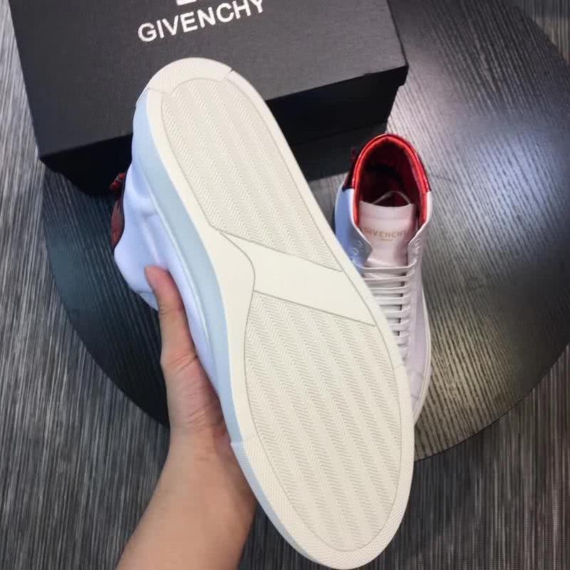 Givenchy Sneakers High Top White And Red Men 6