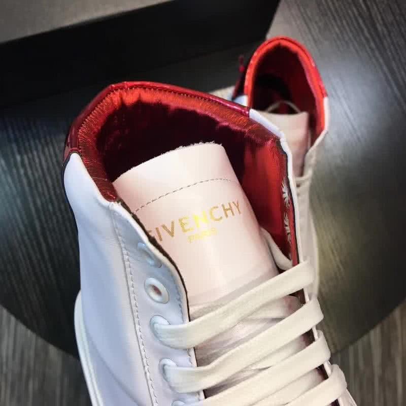 Givenchy Sneakers High Top White And Red Men 7