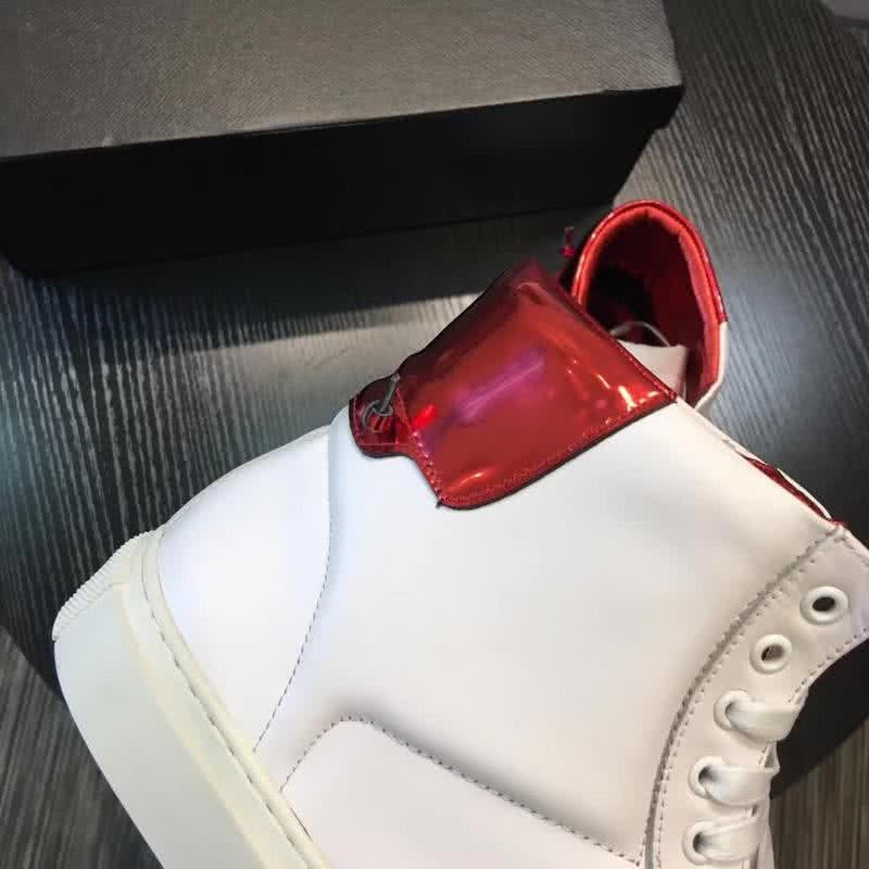 Givenchy Sneakers High Top White And Red Men 9