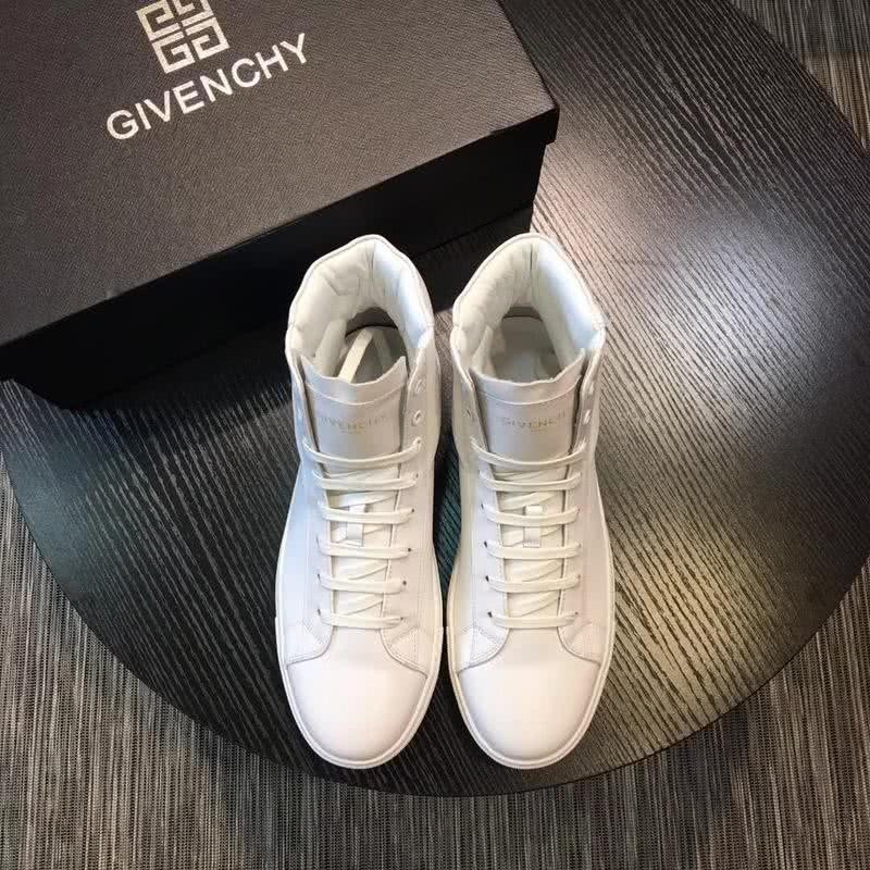 Givenchy Sneakers High Top All White Men 2