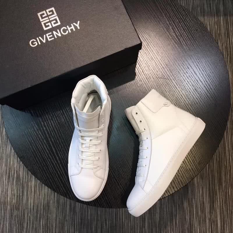 Givenchy Sneakers High Top All White Men 1