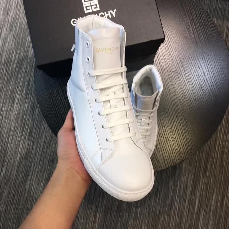 Givenchy Sneakers High Top All White Men 3