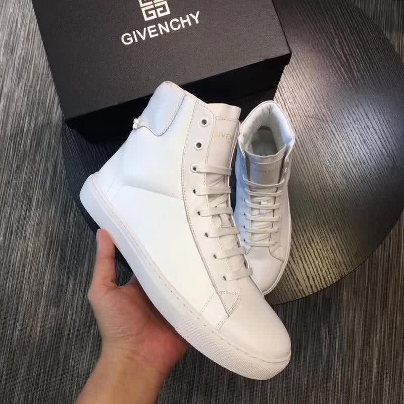 Givenchy Sneakers High Top All White Men 4