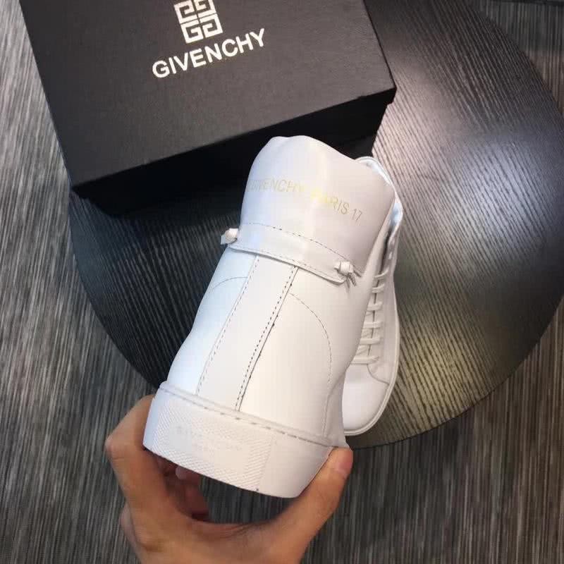 Givenchy Sneakers High Top All White Men 5