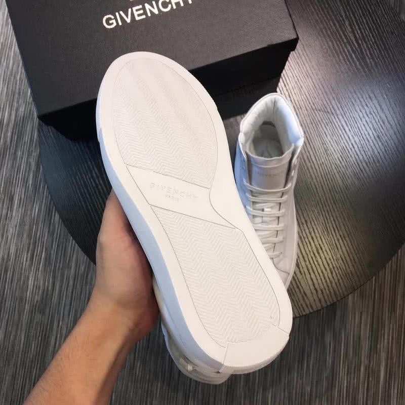 Givenchy Sneakers High Top All White Men 6
