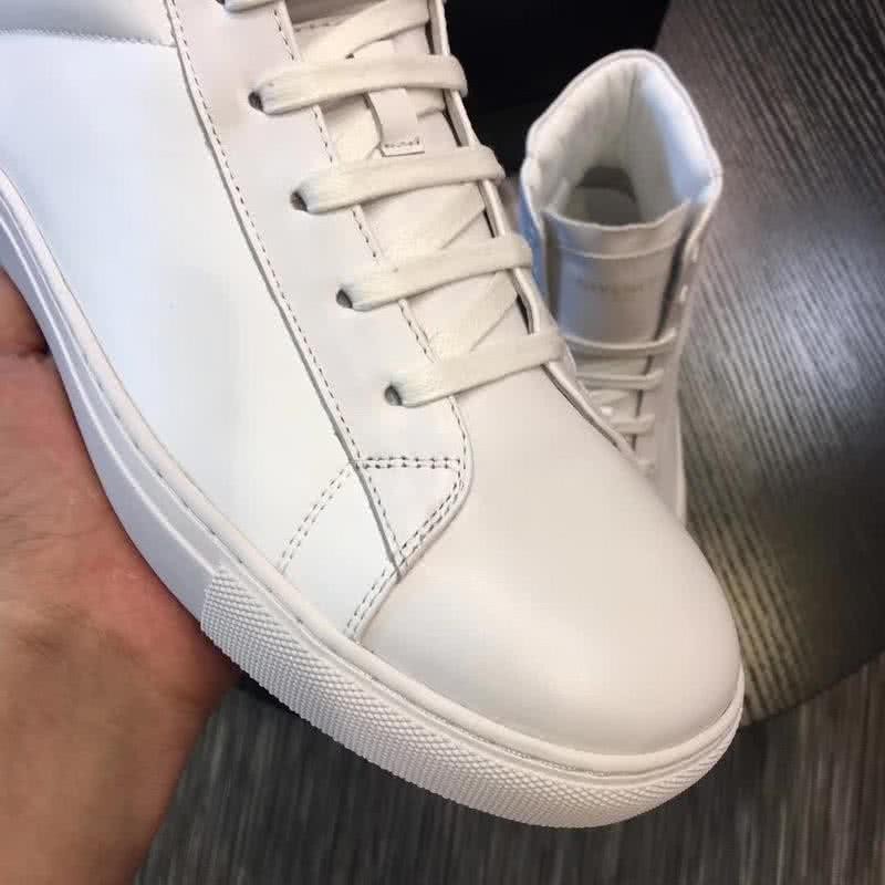 Givenchy Sneakers High Top All White Men 8
