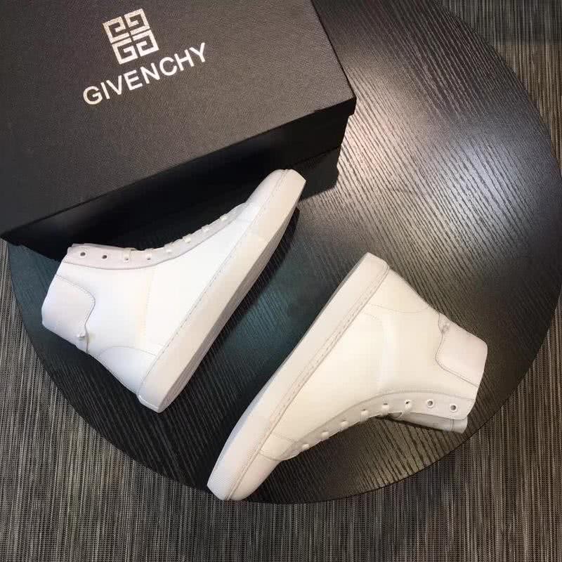 Givenchy Sneakers High Top All White Men 9