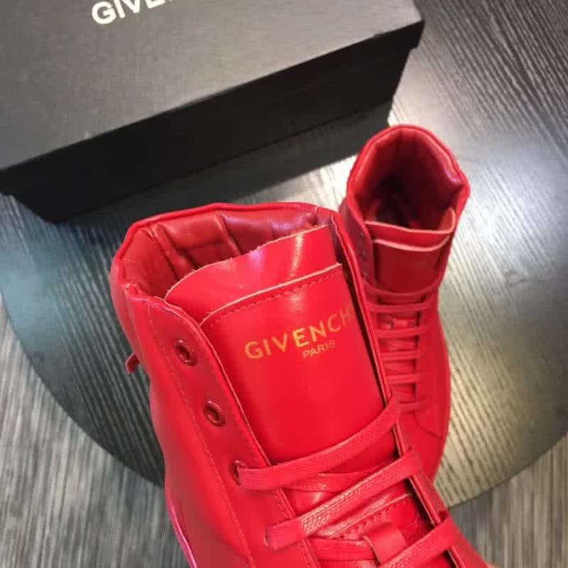 Givenchy Sneakers High Top All Red Men 6