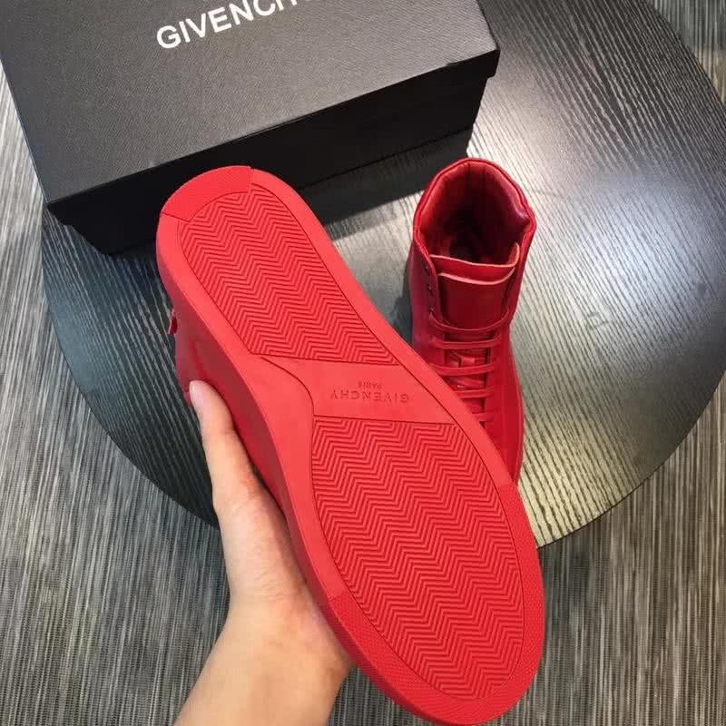 Givenchy Sneakers High Top All Red Men 7