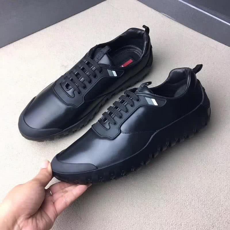 Fendi Sneakers Leather All Black Men 9