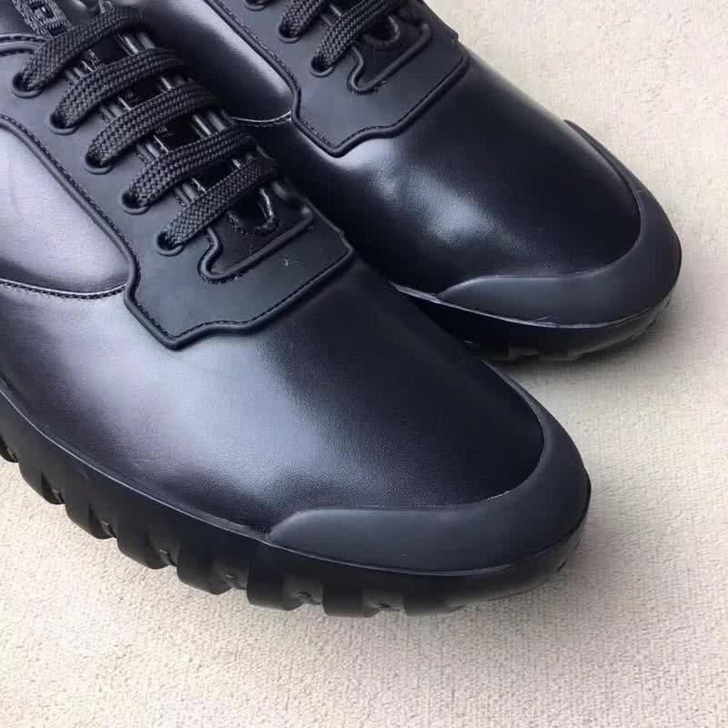 Fendi Sneakers Leather All Black Men 8