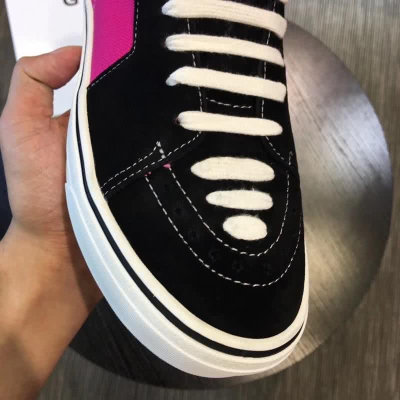 Givenchy Sneakers High Top Black Pink Upper White Sole And Shoelaces Men 7