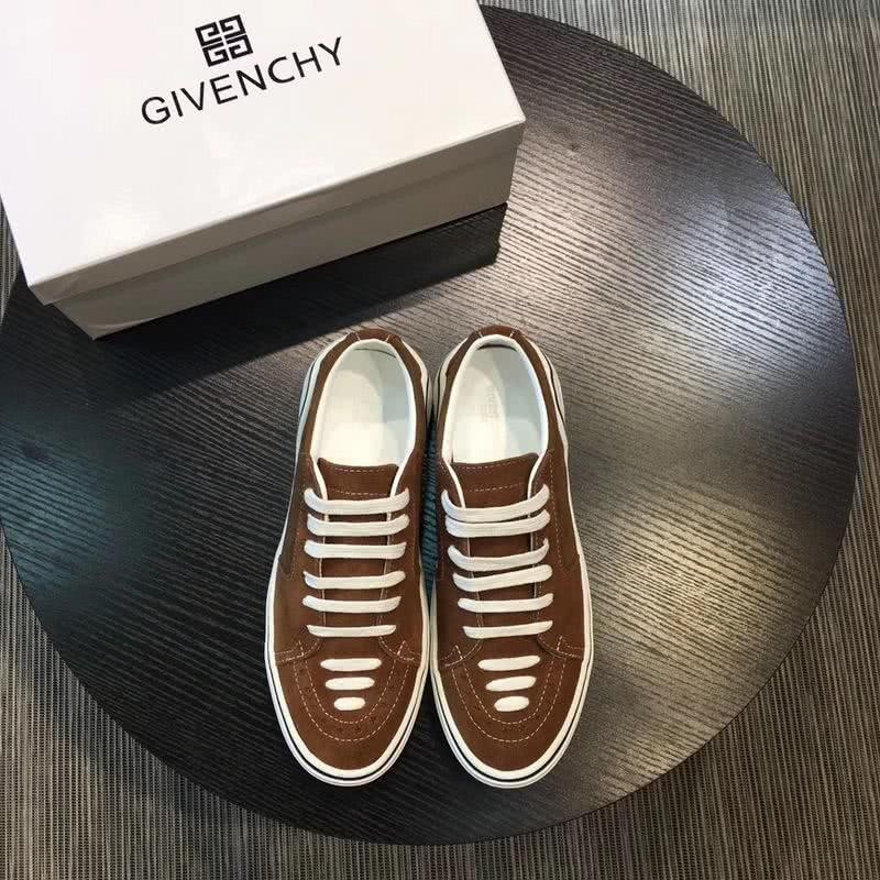 Givenchy Sneakers Brown Upper White Sole And Shoelaces Men 2