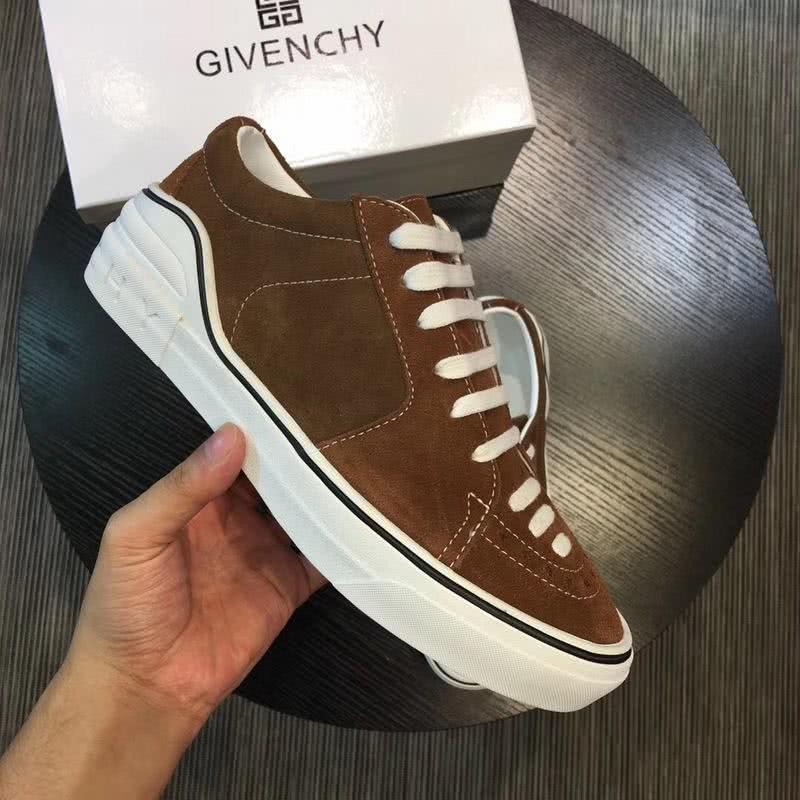 Givenchy Sneakers Brown Upper White Sole And Shoelaces Men 5