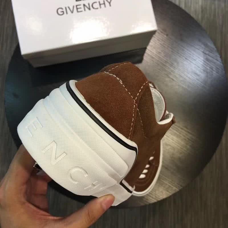 Givenchy Sneakers Brown Upper White Sole And Shoelaces Men 6