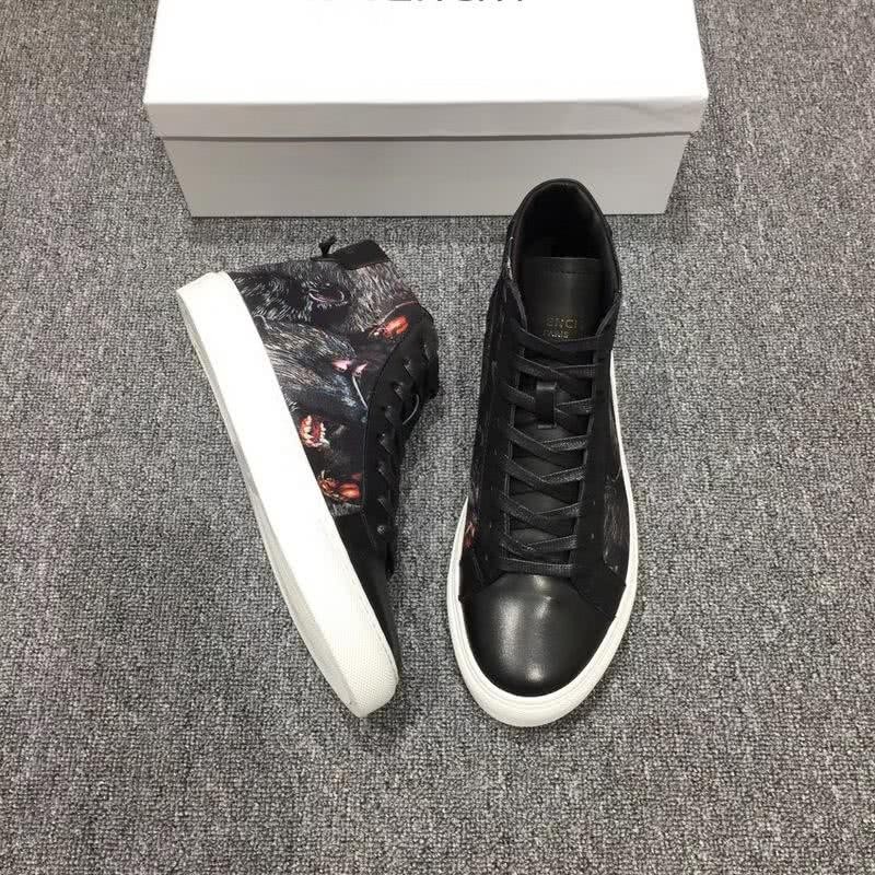 Givenchy Sneakers Wolves Black Upper White Sole Men 1