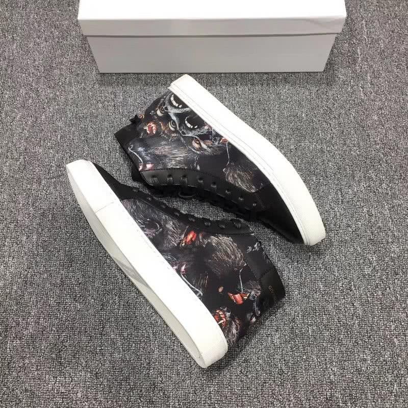 Givenchy Sneakers Wolves Black Upper White Sole Men 4