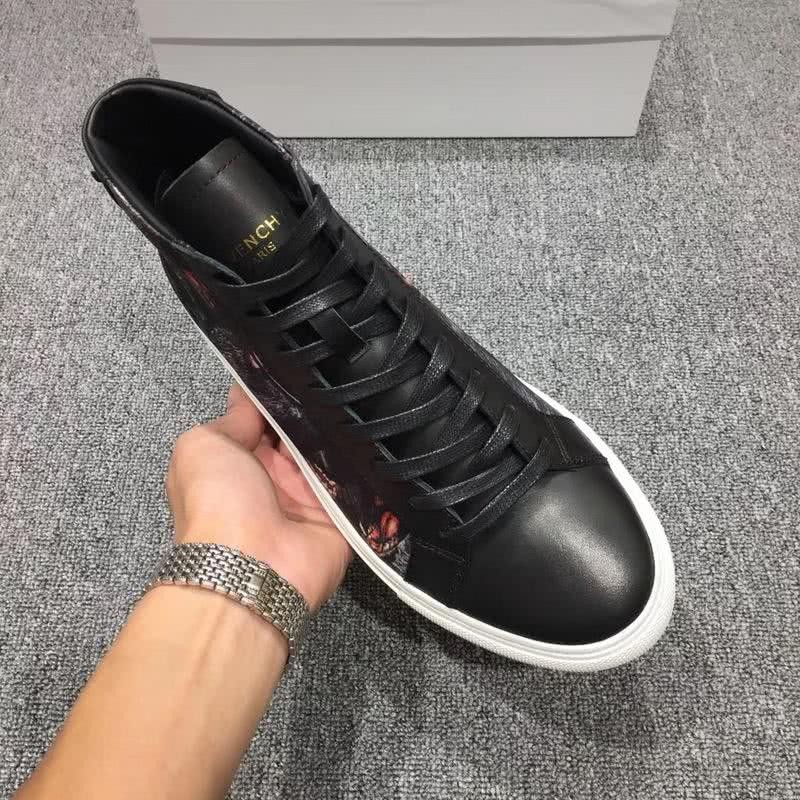 Givenchy Sneakers Wolves Black Upper White Sole Men 6