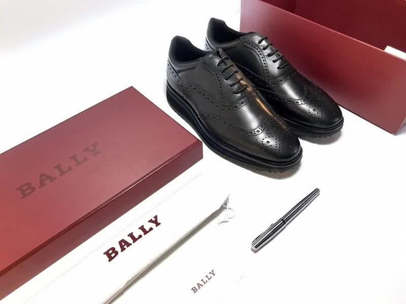 Bally Fashion Business Shoes Cowhide Blue And Black Men 7