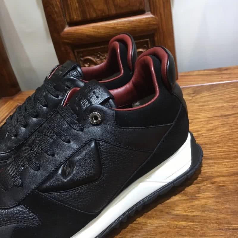 Fendi Sneakers Leather All Black Upper Men 6