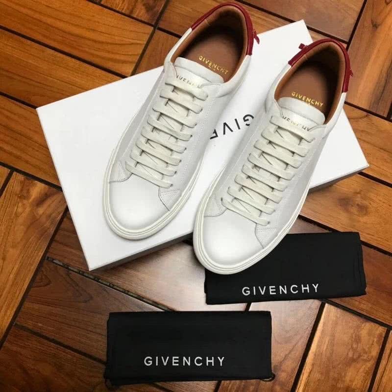 Givenchy Sneakers White Upper And Wine Shoe Tail Men 1