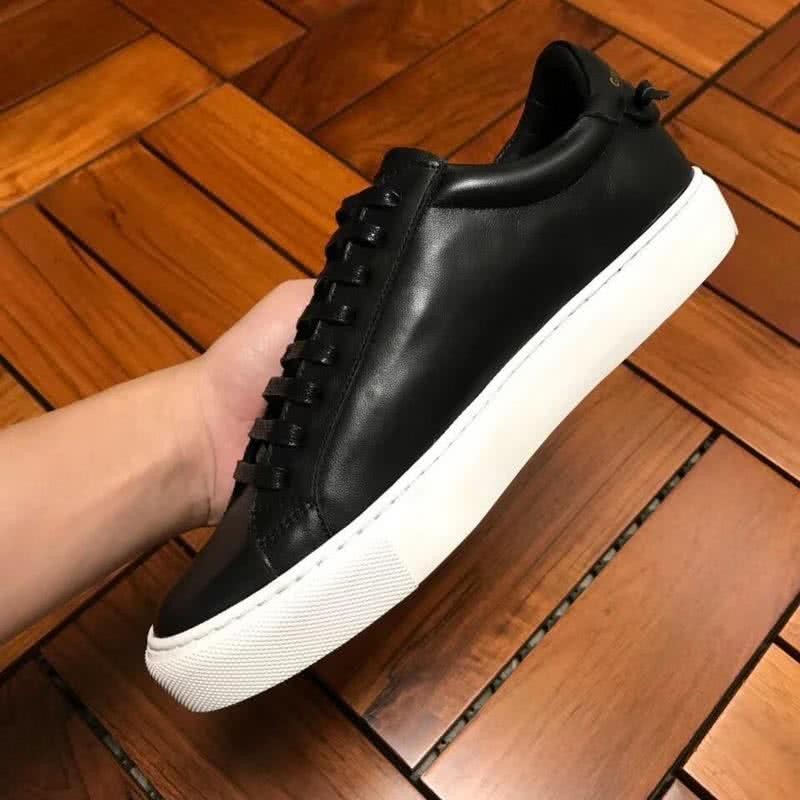 Givenchy Sneakers Leather Black Upper White Sole Men 6