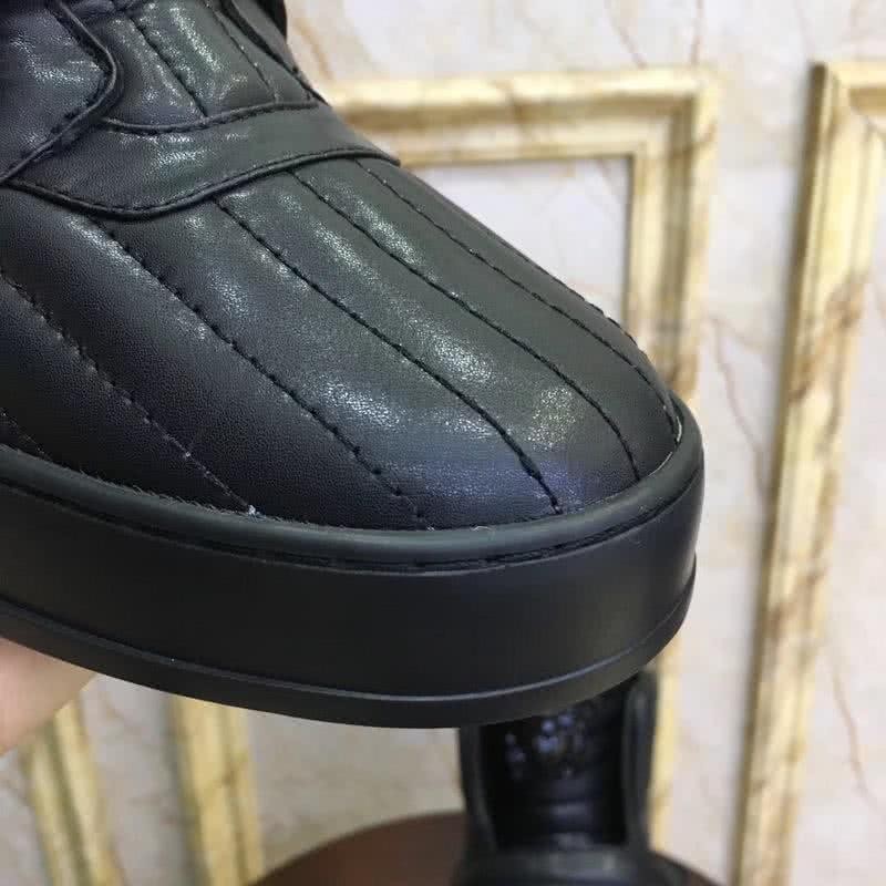 Versace Classic Style Cowhide Casual Shoes Black Men 8