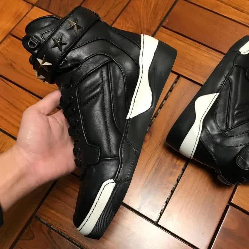 Givenchy Sneakers High Top Black Upper White Edge Men 2