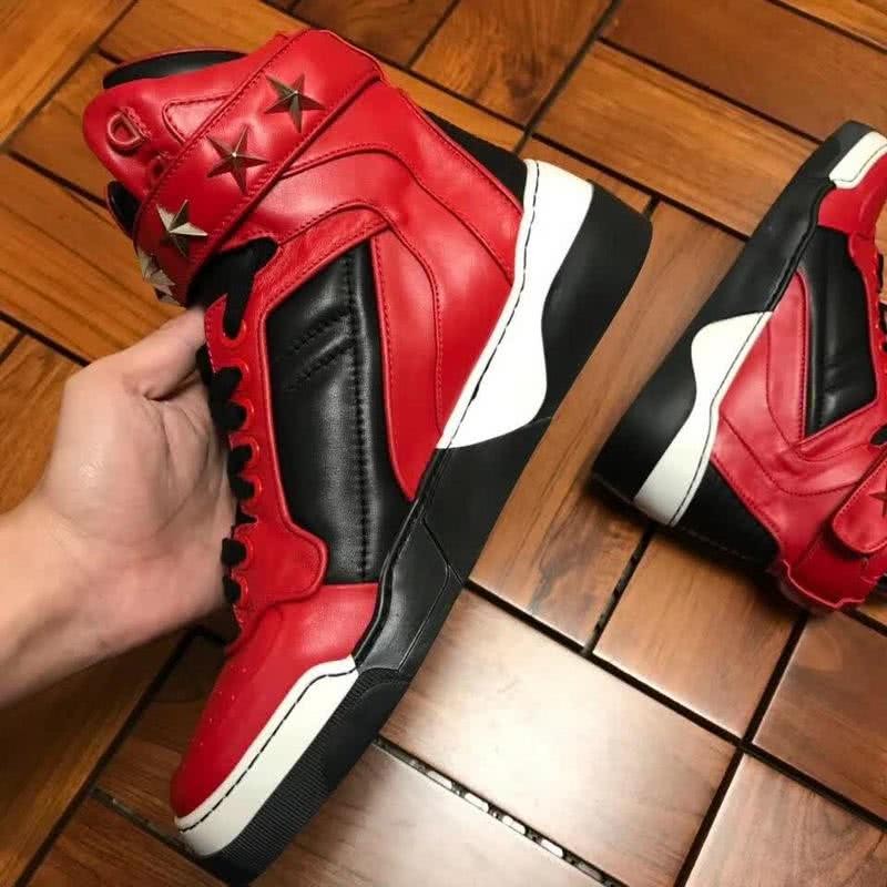 Givenchy Sneakers High Top Red Black White Men 6